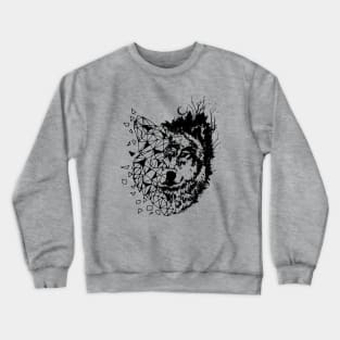 Wolfy cool) Crewneck Sweatshirt